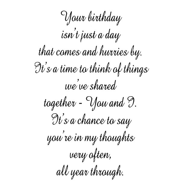 Your Birthday/Cling
